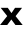 X